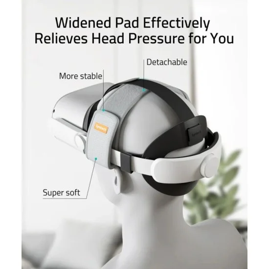 Syntech Head Strap For Meta/Oculus Quest 2 - White